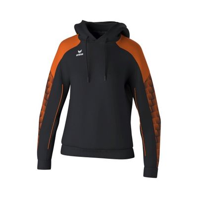 Foto van ERIMA EVO STAR sweatshirt met capuchon Dames | zwart/oranje | 1072432