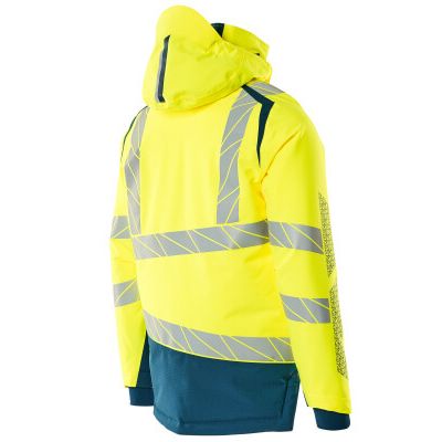 Foto van Mascot Accelerate Safe Winterjas | 19335-231 | 1744-hi-vis geel/donkerpetrol