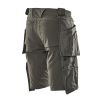 Afbeelding van Shorts, afneembare spijkerzakken,stretch | 17149-311 | 018-donkerantraciet