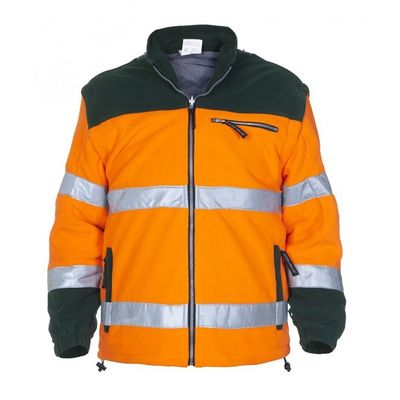 Foto van Hydrowear Fulham fleecejack EN471 | 04026009F-143 | oranje/groen