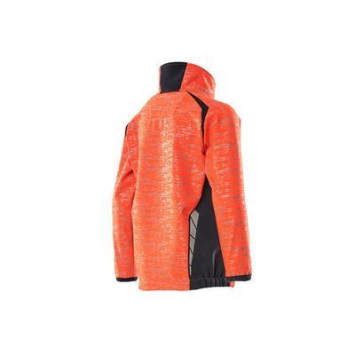 Foto van Softshell jas voor kinderen | 19902-291 | 22210-Hivis rood/donkermarine