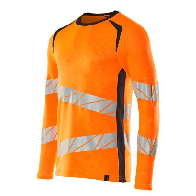 Foto van Mascot Accelerate Safe T-shirt, met lange mouwen | 19081-771 | 14010-hi-vis oranje/donkermarine