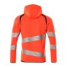 Afbeelding van Mascot Accelerate Safe Capuchontrui met rits | 19284-781 | 22210-hi-vis rood/donkermarine