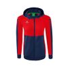 Afbeelding van ERIMA Six Wings trainingsjack met capuchon Dames | new navy/rood | 1032220
