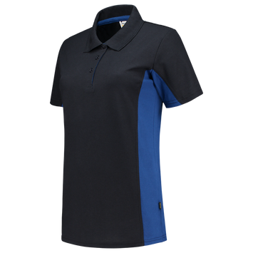 Foto van Poloshirt Bicolor Dames | marine/korenblauw | 202003-0111 | TRICORP WORKWEAR