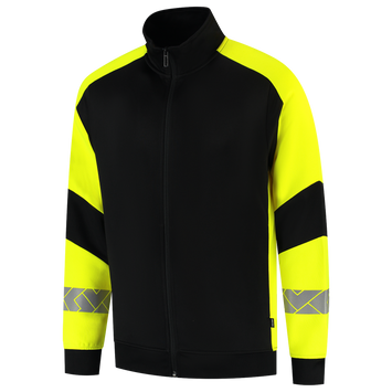 Foto van Sweatvest Reflective Redefined | zwart/fluorgeel | 306104-0917 | TRICORP WORKWEAR