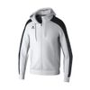 Afbeelding van ERIMA EVO STAR trainingsjack met capuchon Kinderen | wit/zwart | 1032408