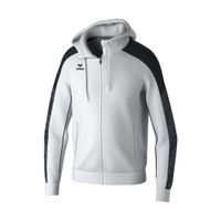 ERIMA EVO STAR trainingsjack met capuchon Kinderen | wit/zwart | 1032408