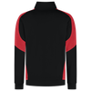 Afbeelding van Sweatvest Bicolor Redefined | zwart/helderrood | 306108-09202 | TRICORP WORKWEAR