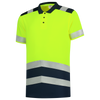 Afbeelding van Poloshirt High Vis Bicolor | fluorgeel/donkermarine | 203007-17010 | TRICORP SAFETY