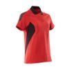 Afbeelding van Mascot 18393-961 Poloshirt dames signaal rood/zwart