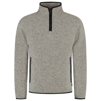 Foto van Knitted Fleecejack 1/4 Zip Redefined | zand | 306117-55 | TRICORP WORKWEAR