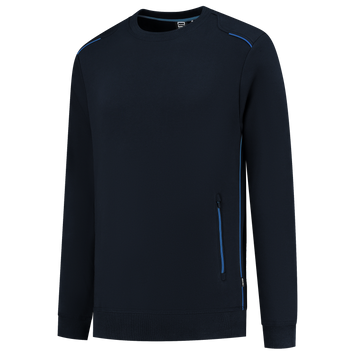 Foto van Sweater Accent | marine/korenblauw | 302703-0111 | TRICORP WORKWEAR