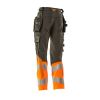 Afbeelding van Mascot Accelerate Safe Broek met spijkerzakken | 19131-711 | 1814-donkerantraciet/hi-vis oranje