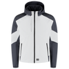 Afbeelding van Softshell Capuchon Bicolor Redefined | wit/antraciet | 406118-06888 | TRICORP WORKWEAR