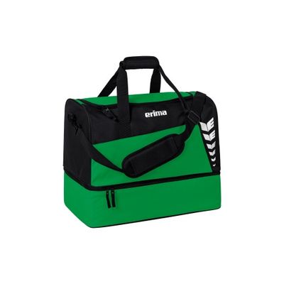 Foto van ERIMA SIX WINGS sporttas met bodemvak | smaragd/zwart | 7232312
