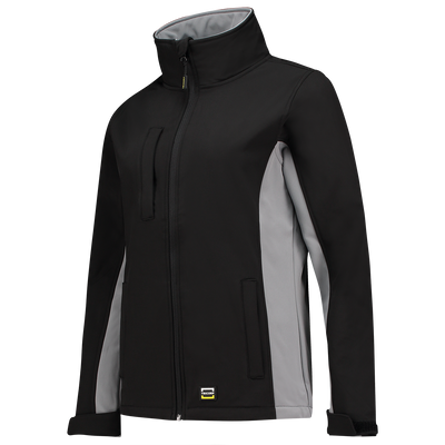 Softshell Bicolor Dames | zwart/grijs | 402008-09 | TRICORP WORKWEAR Softshell Bicolor Dames | zwart/grijs | 402008-09 | TRICORP WORKWEAR