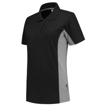 Foto van Poloshirt Bicolor Dames | zwart/grijs | 202003-09 | TRICORP WORKWEAR