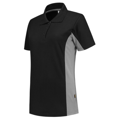 Poloshirt Bicolor Dames | zwart/grijs | 202003-09 | TRICORP WORKWEAR Poloshirt Bicolor Dames | zwart/grijs | 202003-09 | TRICORP WORKWEAR