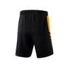Afbeelding van ERIMA Six Wings worker short Unisex | zwart/new orange | 1152217