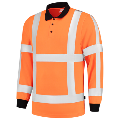 Foto van Poloshirt RWS Birdseye Lange Mouw | fluororanje | 203005-14 | TRICORP SAFETY