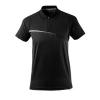 Polo met borstzak, vochtafdrijvend | 17283-945 | 09-zwart