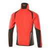 Afbeelding van Mascot Accelerate Safe Fleecetrui met rits | 19403-316 | 22218-hi-vis rood/donkerantraciet