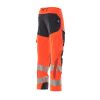 Afbeelding van Mascot Accelerate Safe Broek met kniezakken | 19079-511 | 22210-hi-vis rood/donkermarine