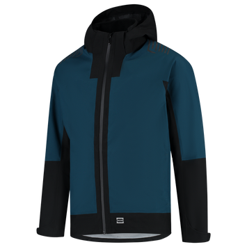 Foto van Regenjas Techshell Redefined | petrol/zwart | 406102-9309 | TRICORP WORKWEAR