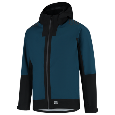 Foto van Regenjas Techshell Redefined | petrol/zwart | 406102-9309 | TRICORP WORKWEAR
