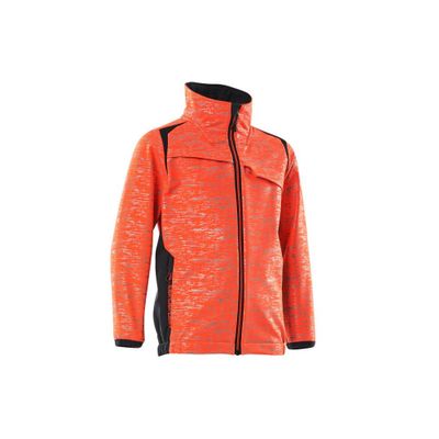 Foto van Softshell jas voor kinderen | 19902-291 | 22210-Hivis rood/donkermarine