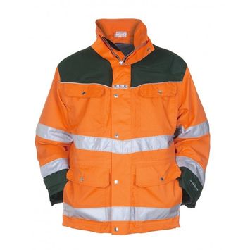 Foto van Hydrowear Fulham parka EN471 | 04026009P-143 | oranje/groen