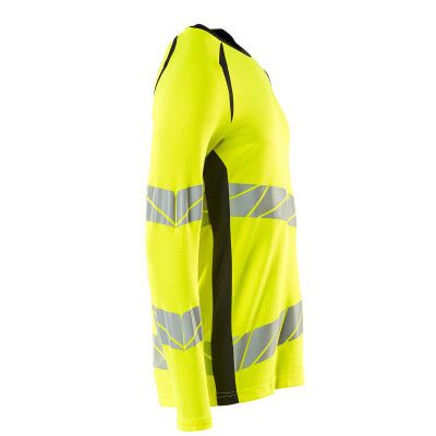 Foto van Mascot Accelerate Safe T-shirt, met lange mouwen | 19081-771 | 17010-hi-vis geel/donkermarine