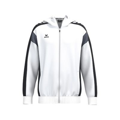 Foto van ERIMA CELEBRATE 125 Training Jacket with hood Unisex | wit/zwart | 1032533