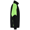 Afbeelding van Sweatvest Bicolor Redefined | zwart/limegroen | 306108-0937 | TRICORP WORKWEAR