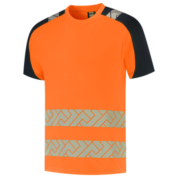 Foto van T-shirt High Vis Redefined | fluororanje/donkermarine | 106103-14010 | TRICORP WORKWEAR