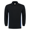 Afbeelding van Polosweater Bicolor Borstzak | marine/korenblauw | 302001-0111 | TRICORP WORKWEAR