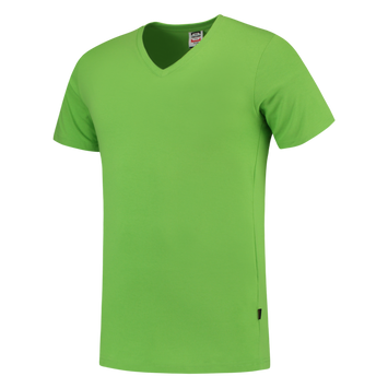 Foto van T-shirt V Hals Fitted | limegroen | 101005-37 | TRICORP WORKWEAR