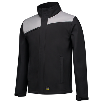 Foto van Softshell Bicolor Naden | zwart/grijs | 402021-09 | TRICORP WORKWEAR