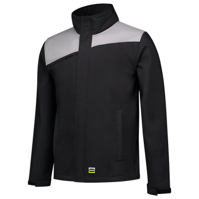 Foto van Softshell Bicolor Naden | zwart/grijs | 402021-09 | TRICORP WORKWEAR