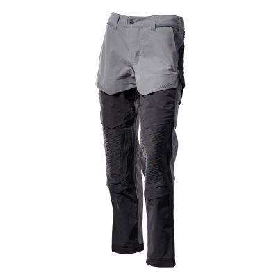 Mascot CUSTOMIZED Broek met kniezakken | 22279-605 | 8909-steengrijs/zwart Mascot CUSTOMIZED Broek met kniezakken | 22279-605 | 8909-steengrijs/zwart