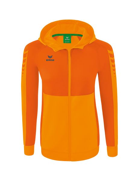 Six Wings trainingsjack met capuchon Dames | new orange/oranje | 1032223 -  Erimashop