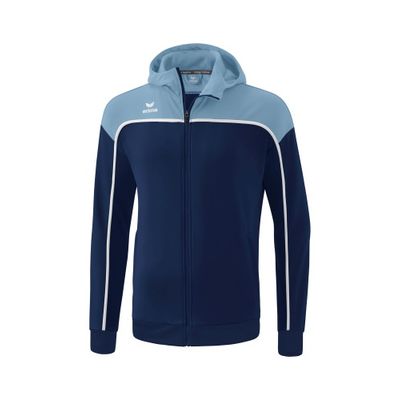 Foto van ERIMA CHANGE by erima trainingsjack met capuchon Kinderen | new navy/faded denim/wit | 1032308