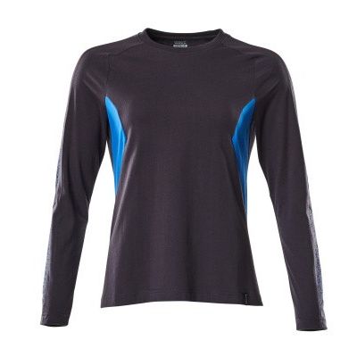 Mascot 18391-959 T-shirt, met lange mouwen donker marine/azur blauw Mascot 18391-959 T-shirt, met lange mouwen donker marine/azur blauw