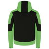 Afbeelding van Softshell Capuchon Bicolor Redefined | zwart/limegroen | 406118-0937 | TRICORP WORKWEAR