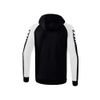 Afbeelding van ERIMA Six Wings trainingsjack met capuchon Kinderen | zwart/wit | 1032214
