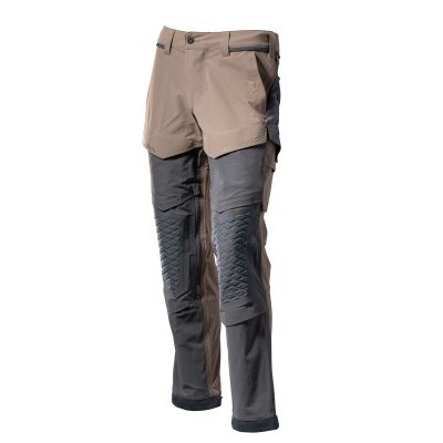 Mascot CUSTOMIZED Broek met kniezakken | 22279-605 | 5689-donkerzand/steengrijs Mascot CUSTOMIZED Broek met kniezakken | 22279-605 | 5689-donkerzand/steengrijs