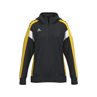 Foto van ERIMA CELEBRATE 125 Training Jacket with hood Dames | zwart/geel | 1032590