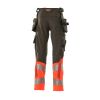 Afbeelding van Mascot Accelerate Safe Broek met spijkerzakken | 19131-711 | 18222-donkerantraciet/hi-vis rood