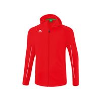 ERIMA LIGA STAR trainingsjack met capuchon Unisex | rood/wit | 1032326